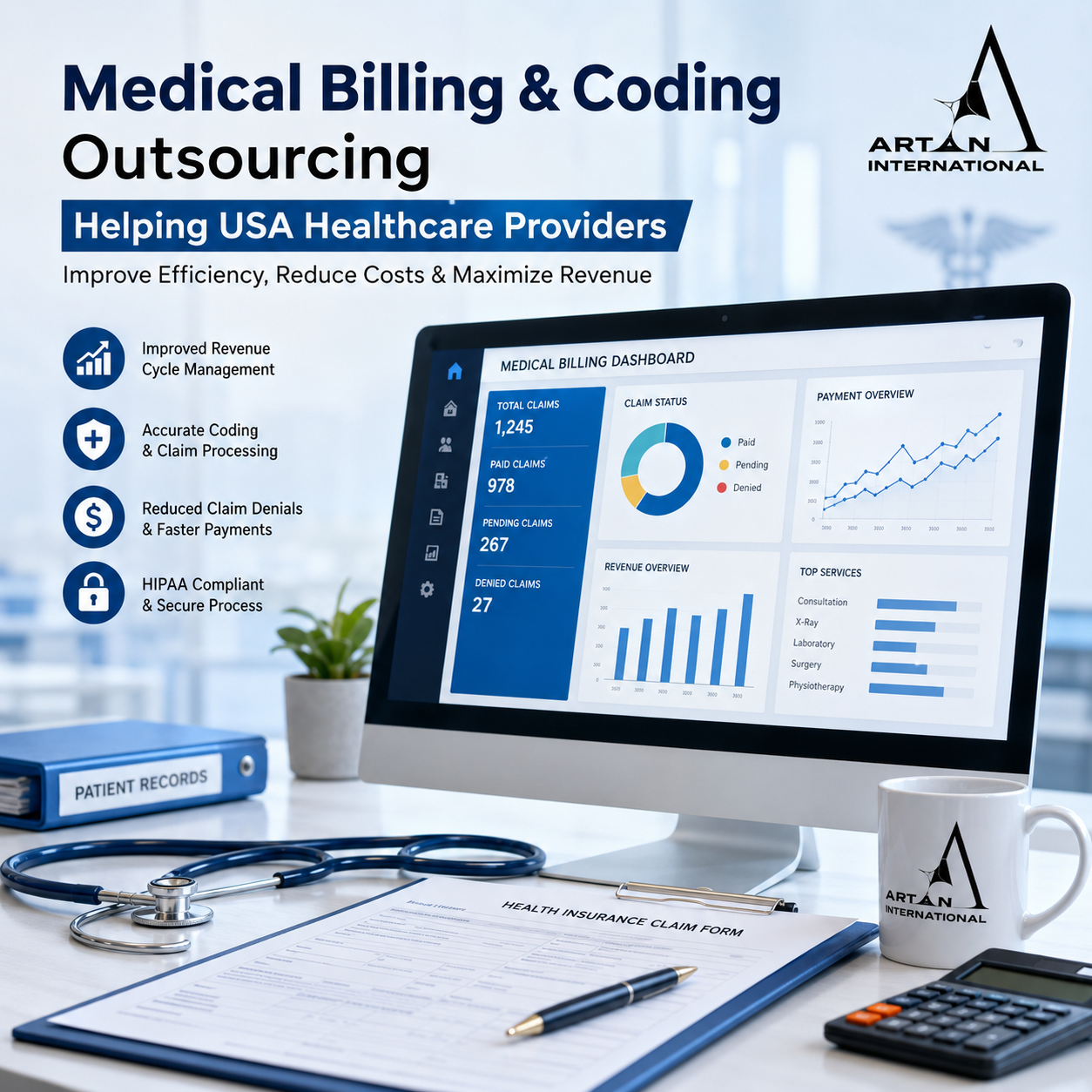 How Medical Billing and Coding Outsourcing Helps USA Healthcare Providers