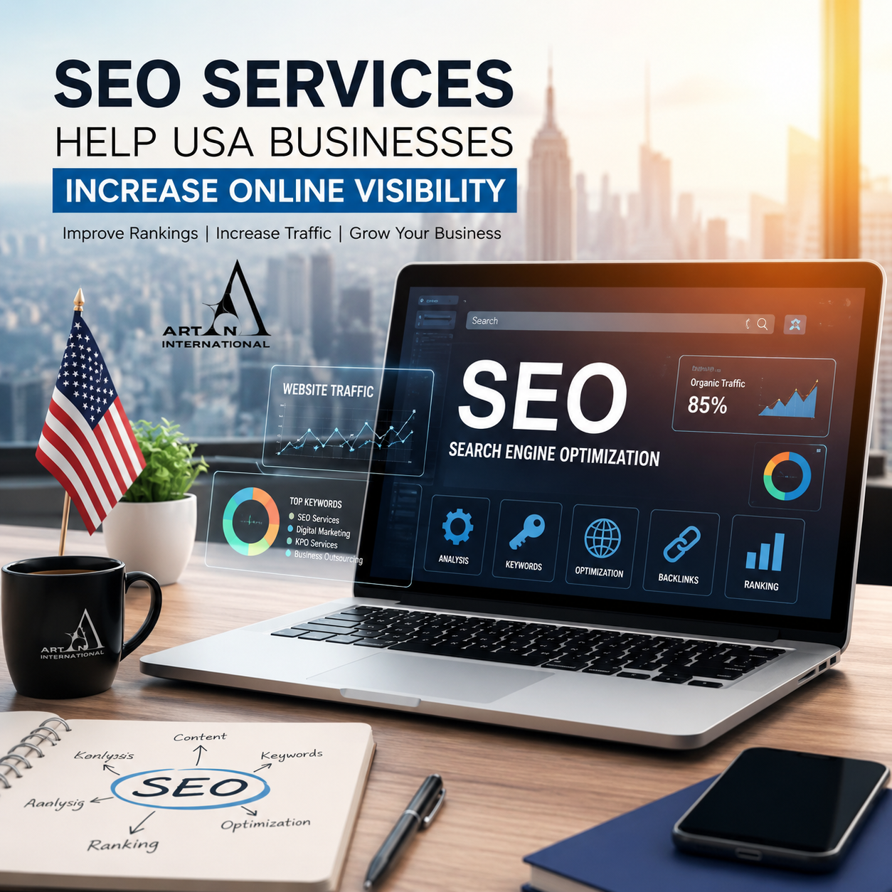 How SEO Services Help USA Businesses Increase Online Visibility